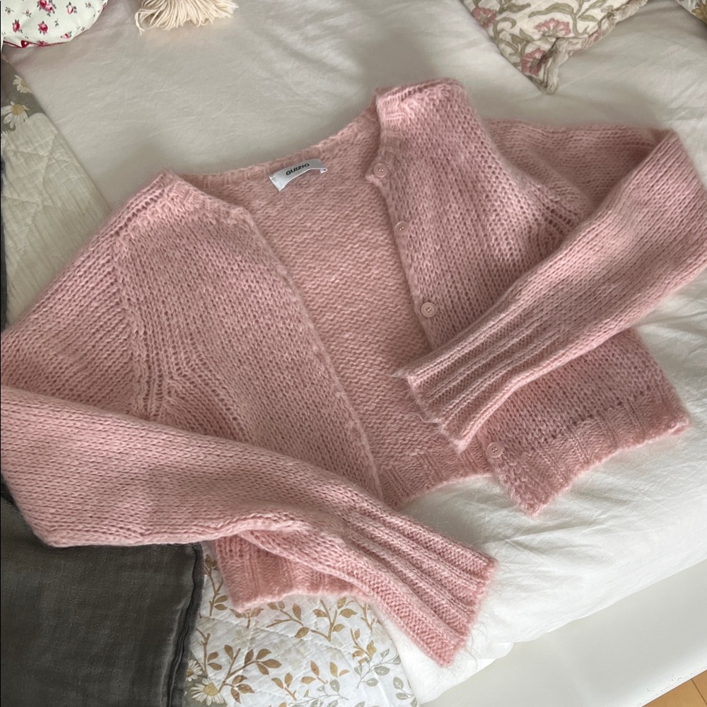Danielle Guizio Soft Pink Women's Cardigan